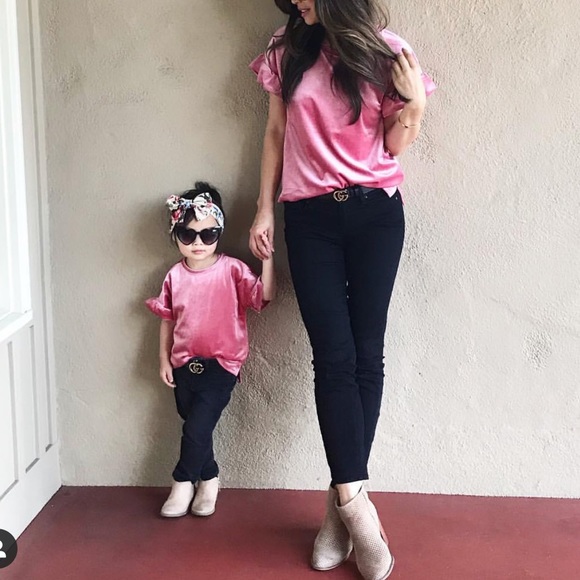 Tops - Mommy & Me Matching Velvet Tops